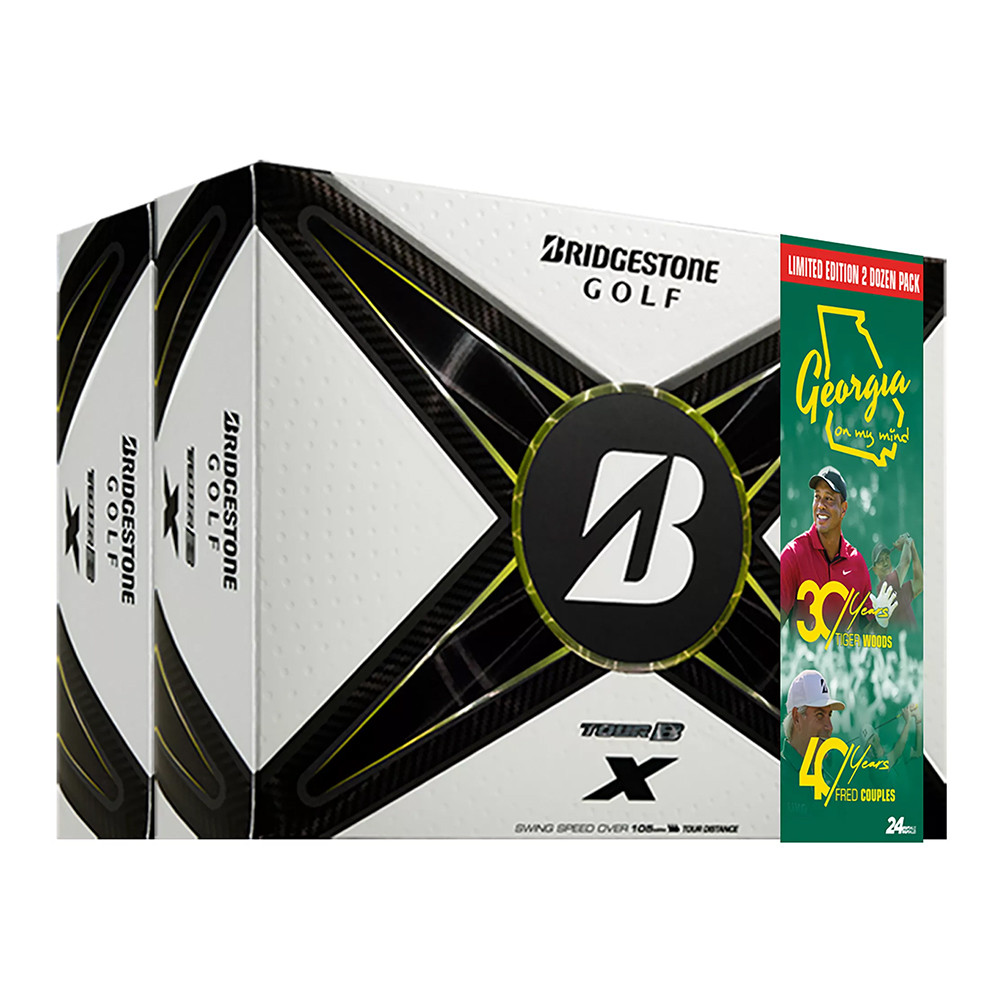 Bridgestone Tour B X White Golf Balls - Double Dozen - Maple Hill Golf